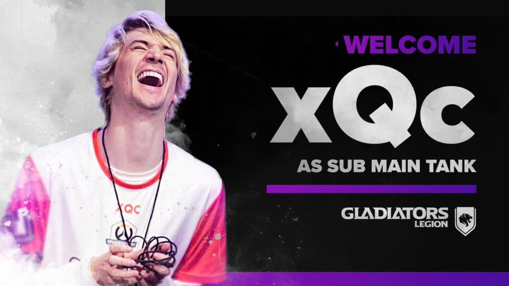 xQc Overwatch League Los Angeles Gladiators