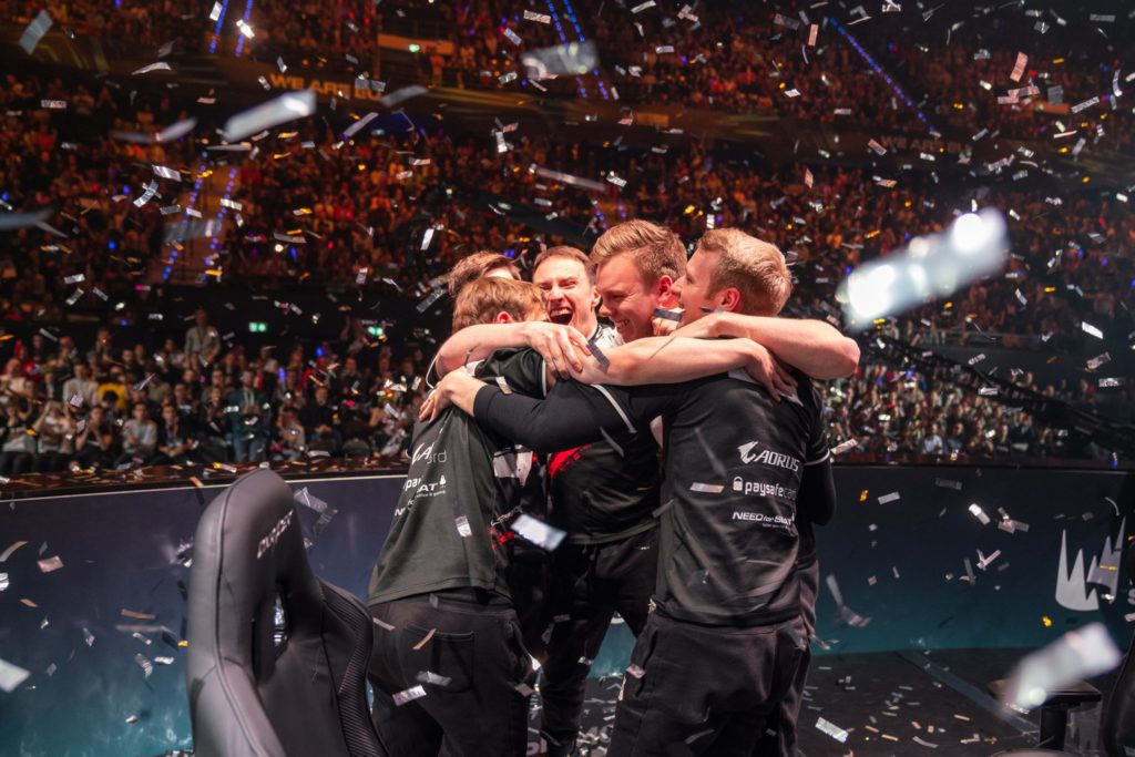 the 2019 LEC spring finals had over 475,000 peak viewers G2 Origen Fnatic