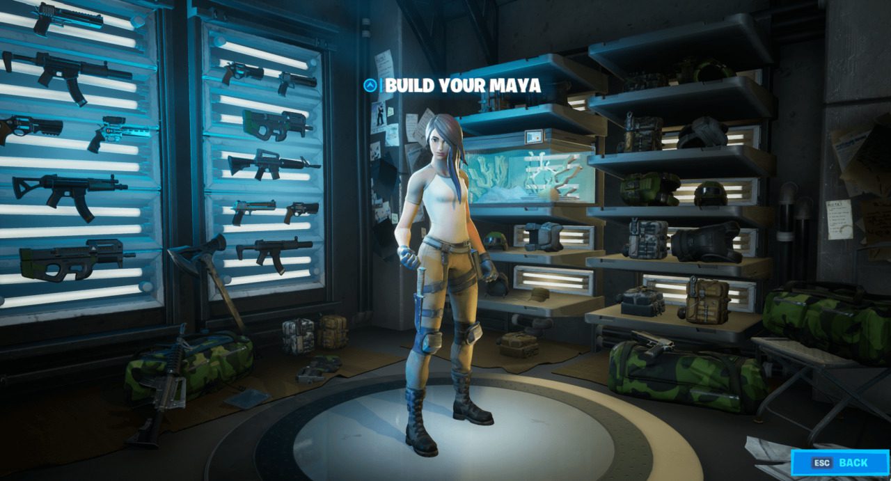 Fortnite Season 2 maya skin