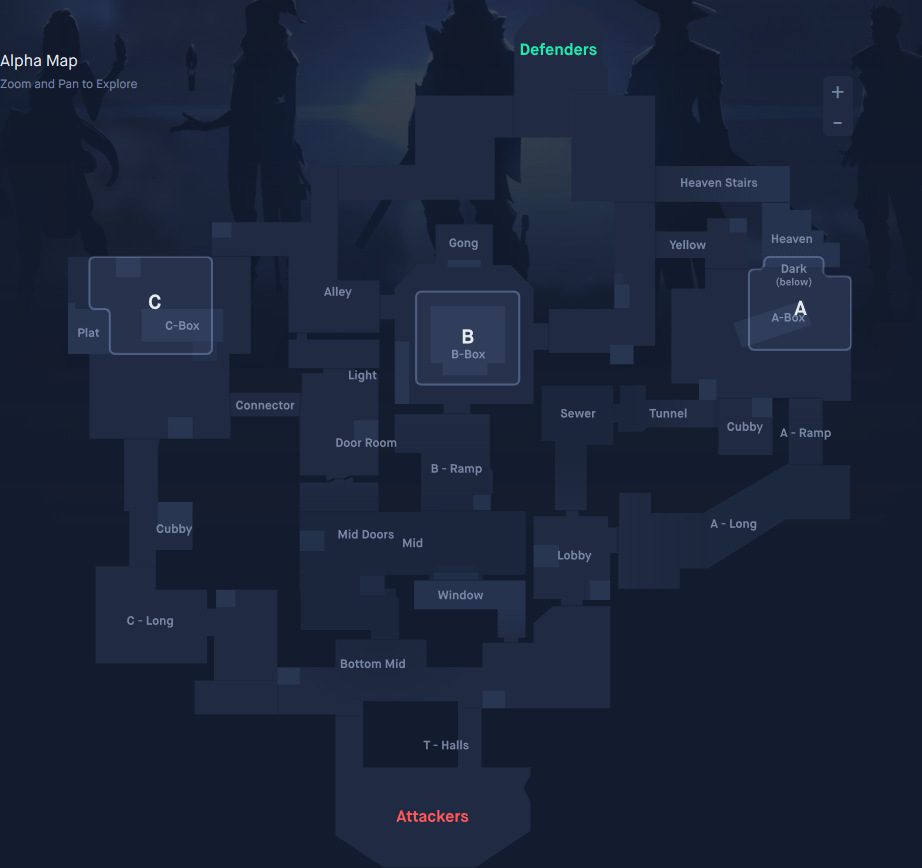 Valent Mod Map Interactive Valorant map shows off what we can expect at launch
