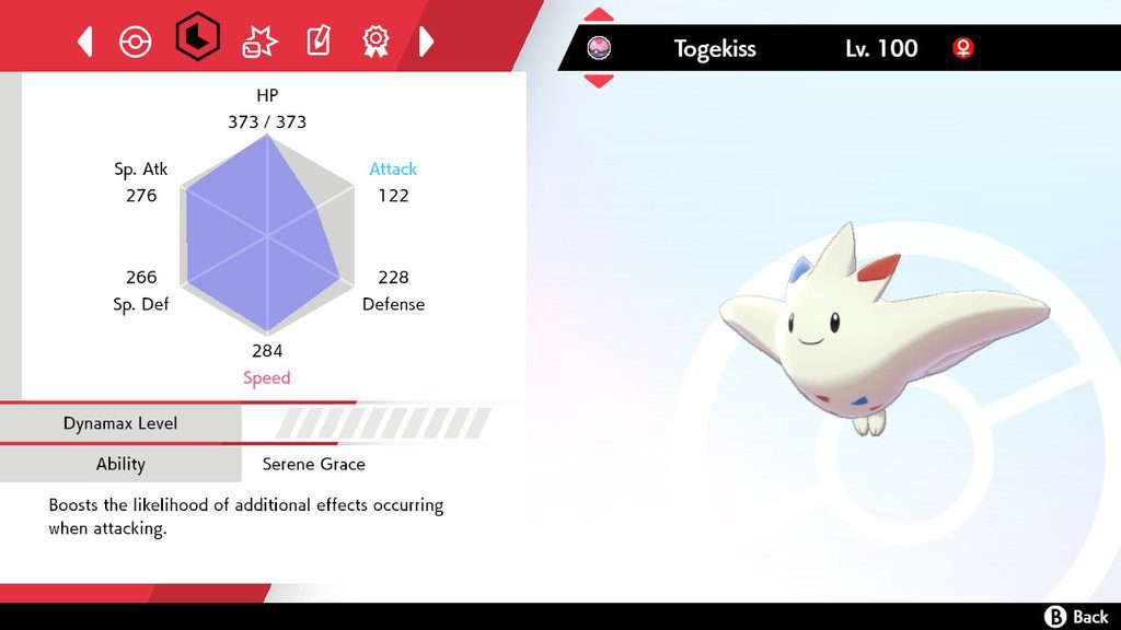 Togekiss Pokemon Sword Shield