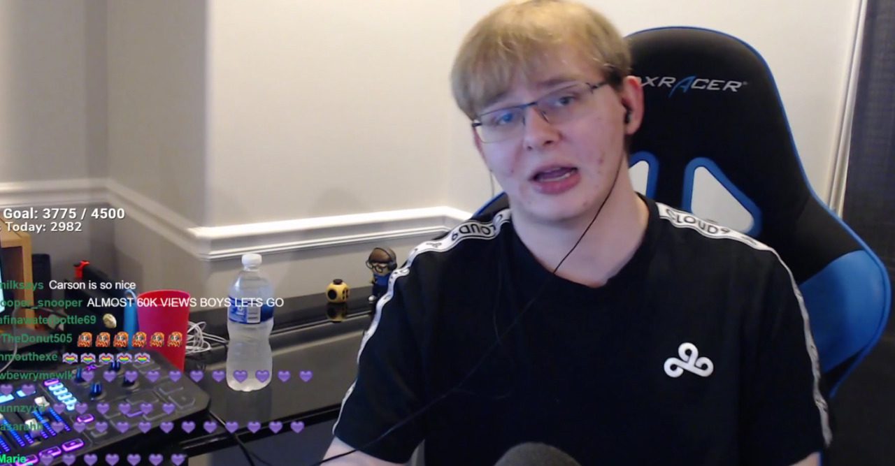 CallMeCarson mocks Katerino apology live on stream fitz