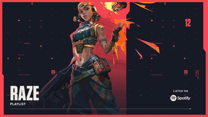 Valorant Spotify playlist Agents
