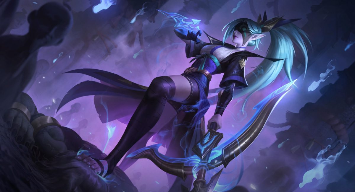 Riot League of Legends spirit blossom vayne skin