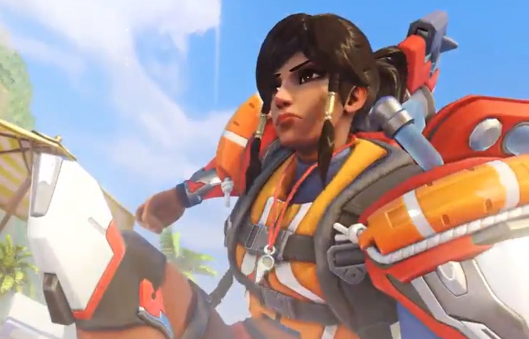 Lifeguard Pharah Overwatch Summer Games