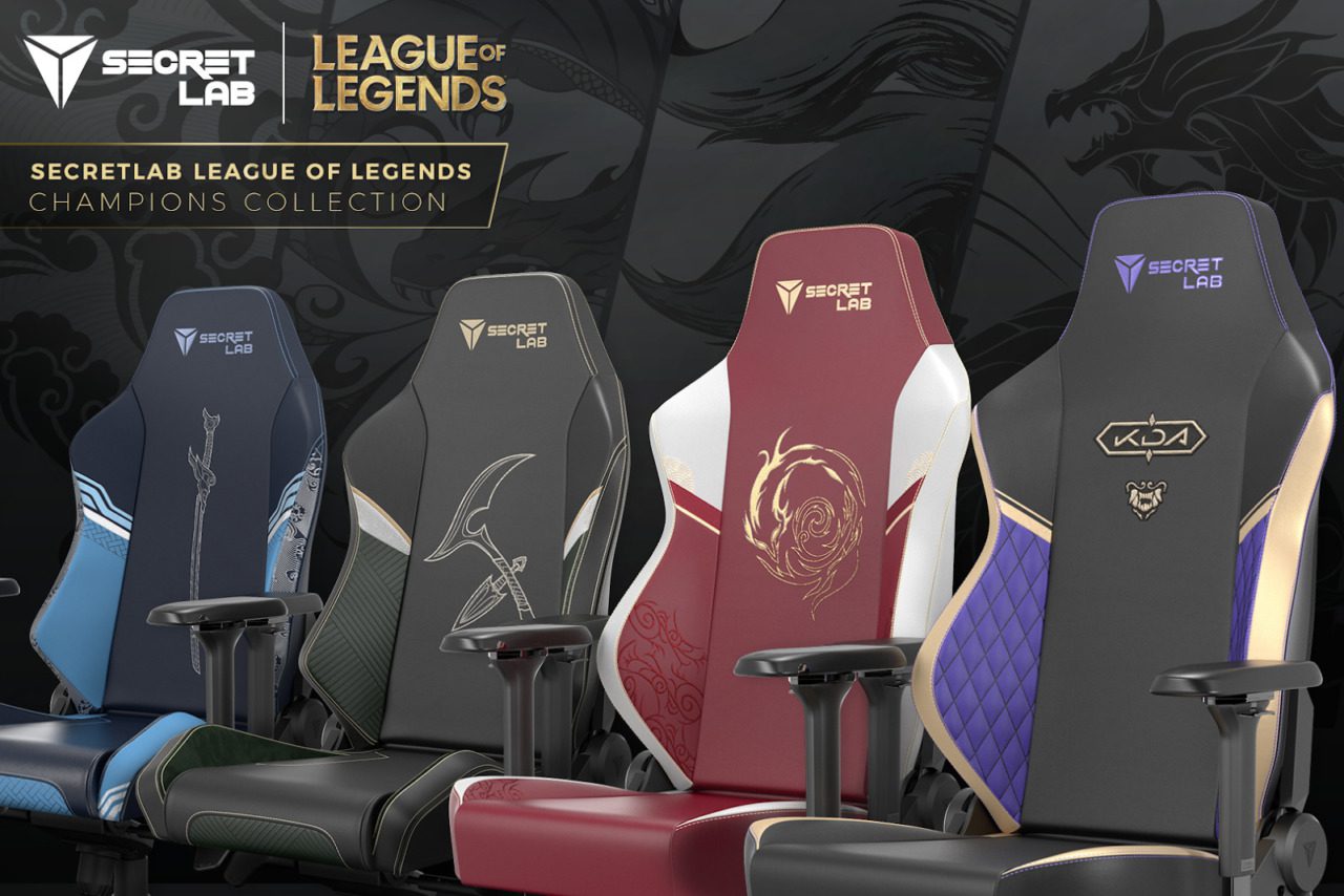 Secretlab's new League of Legends themed gaming chair collection