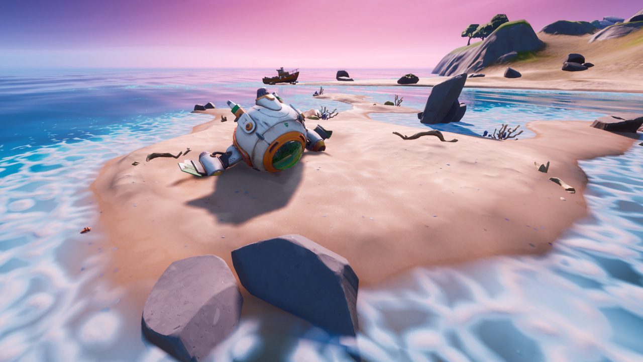Fortnite Season 3 missing spaceship parts
