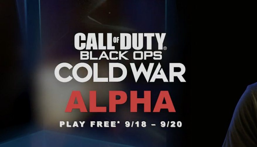 Black Ops cold war multiplayer alpha ps4 treyarch