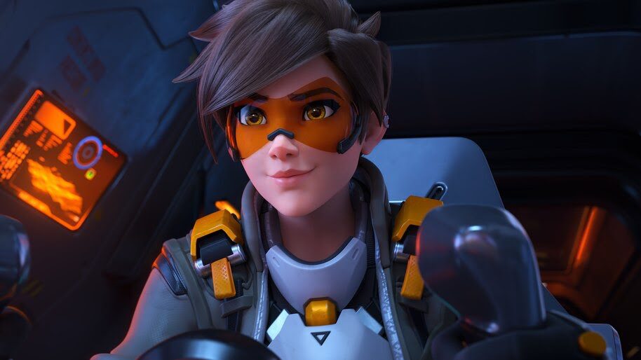 Tracer, from Overwatch 2.