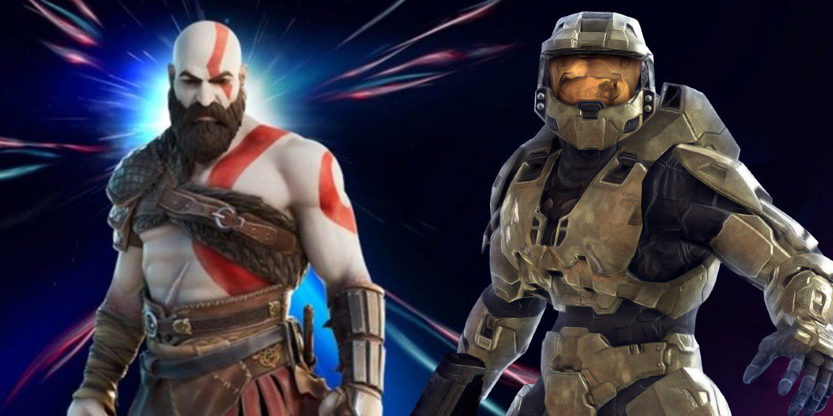 Fortnite Master Chief Kratos