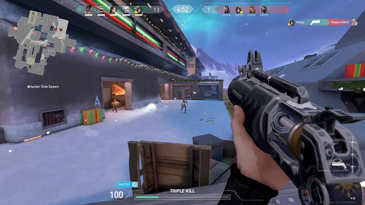 Valorant Snowball Fight