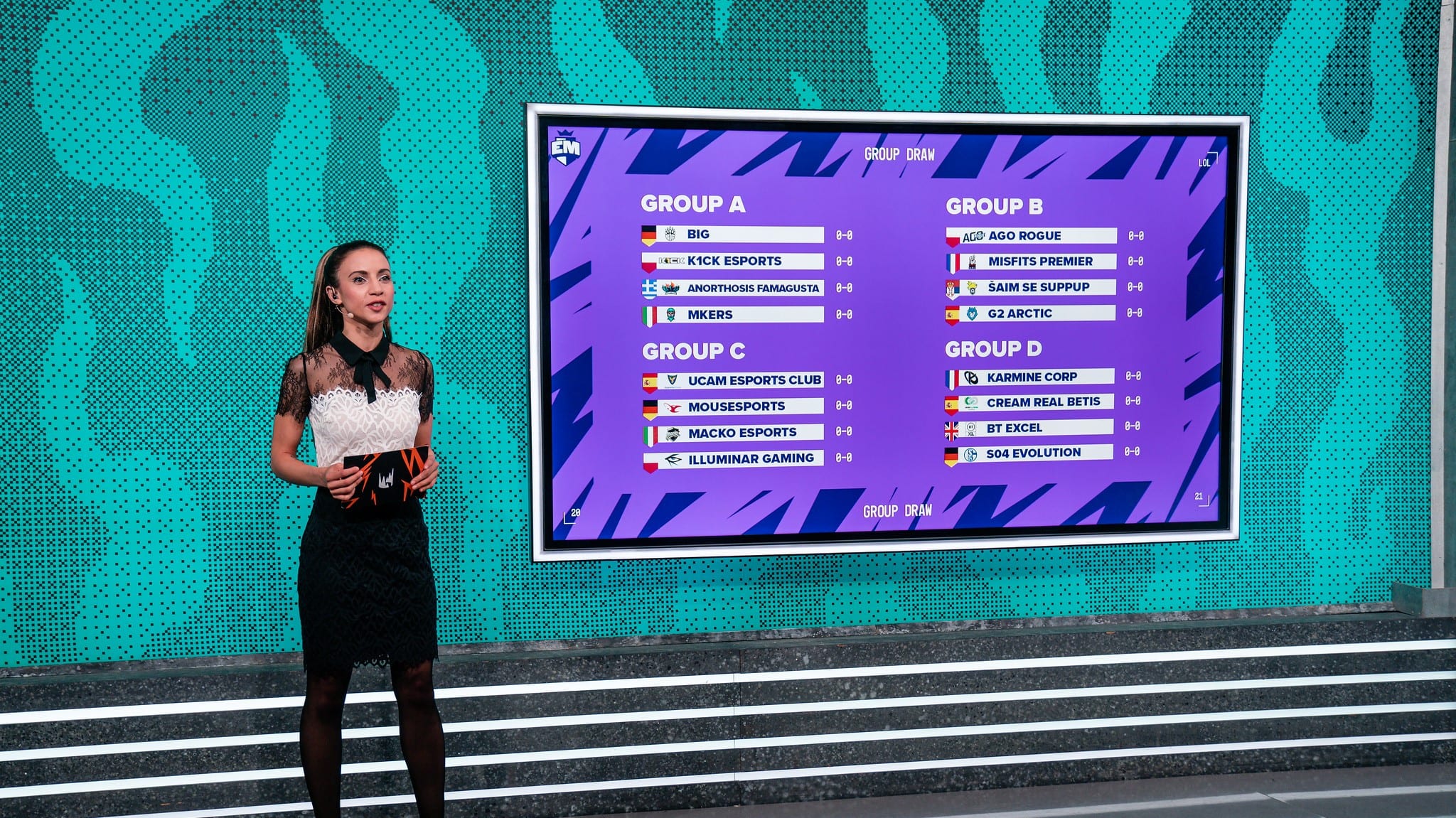 Only four teams from the field in the photo made it to the EU Masters semifinals