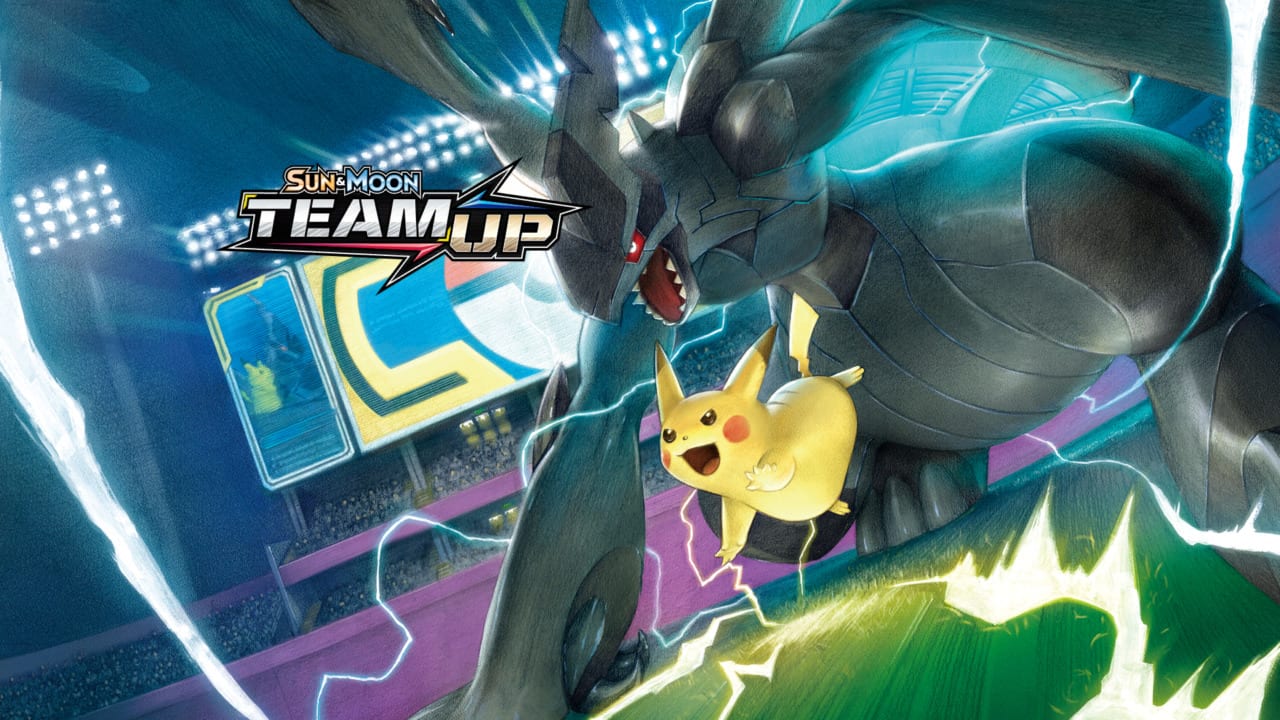 Official art for Pikachu and Zekrom-GX, one of the top Pokémon TCG decks at Players Cup III.