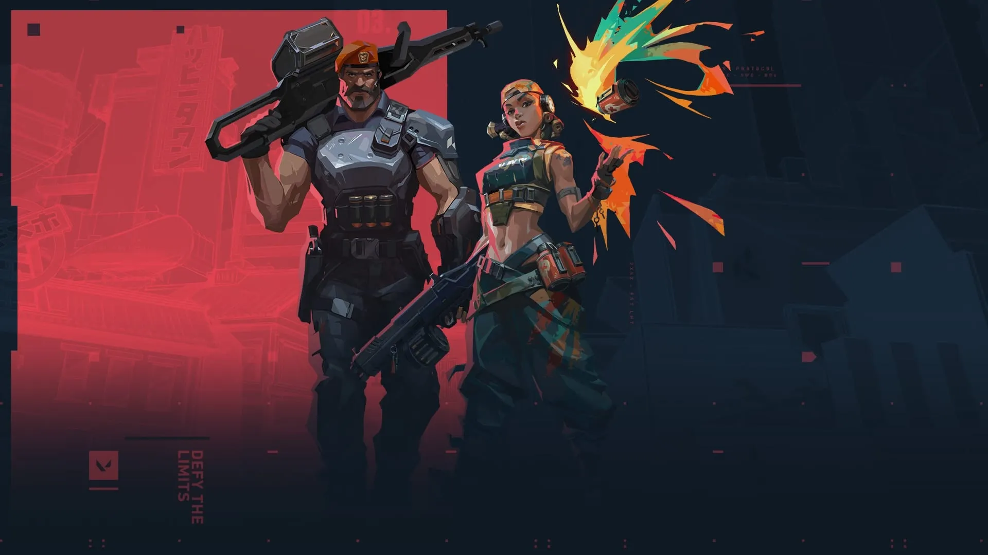 VALORANT agents with weapons