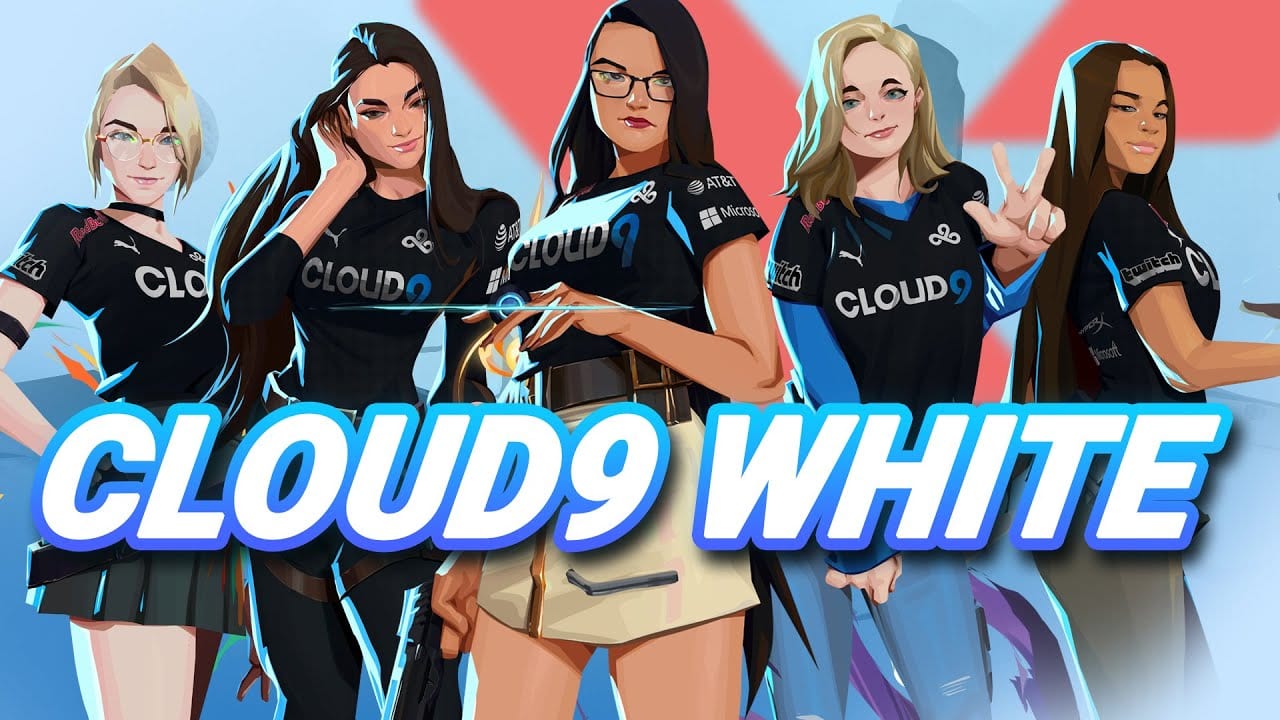 Cloud9 White roster graphic