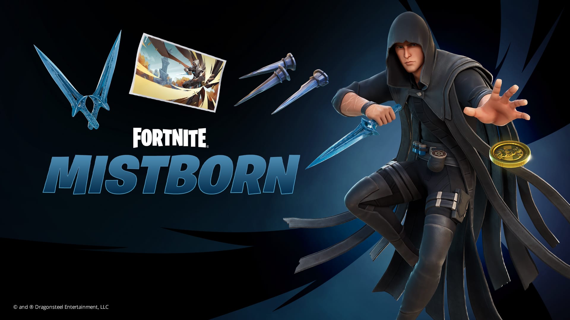 The Fortnite Kelsier Mistborn skin