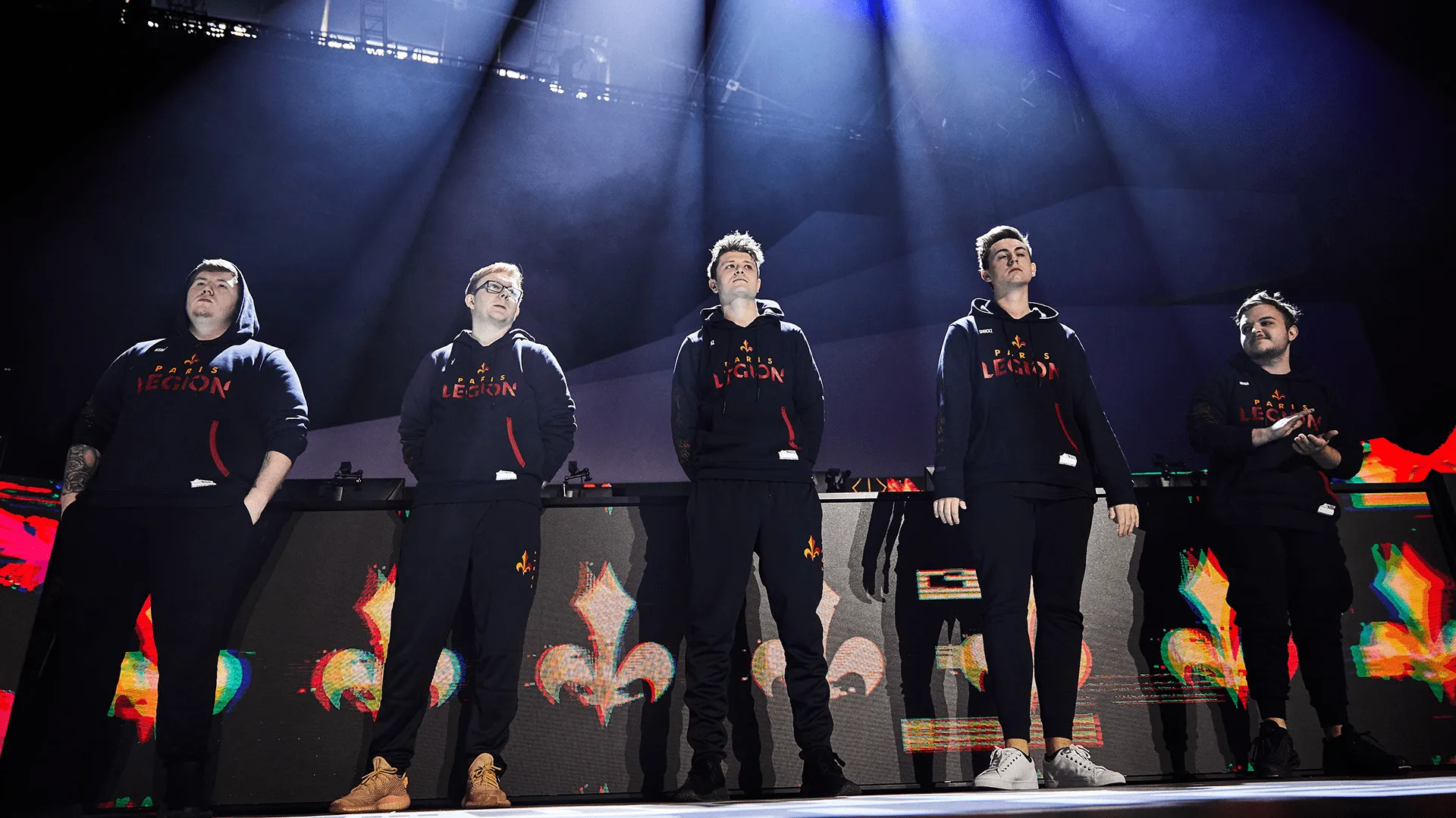 Team photo of Paris Legion for the Home Series