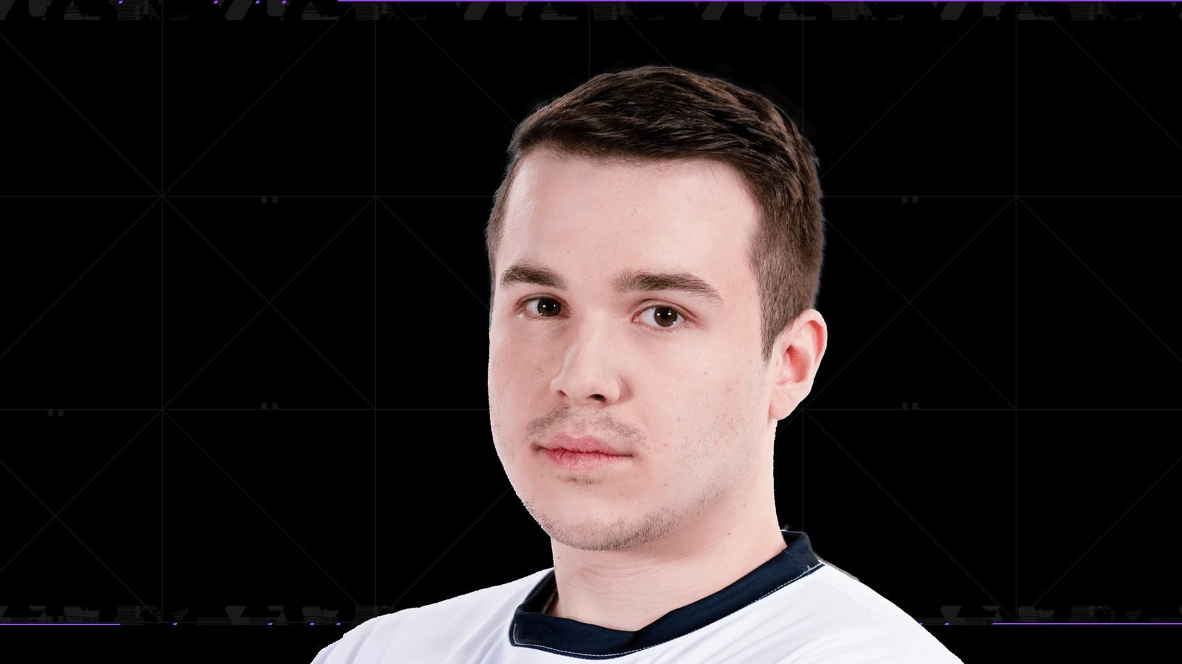 A headshot photo of Version1's vanity in their jersey