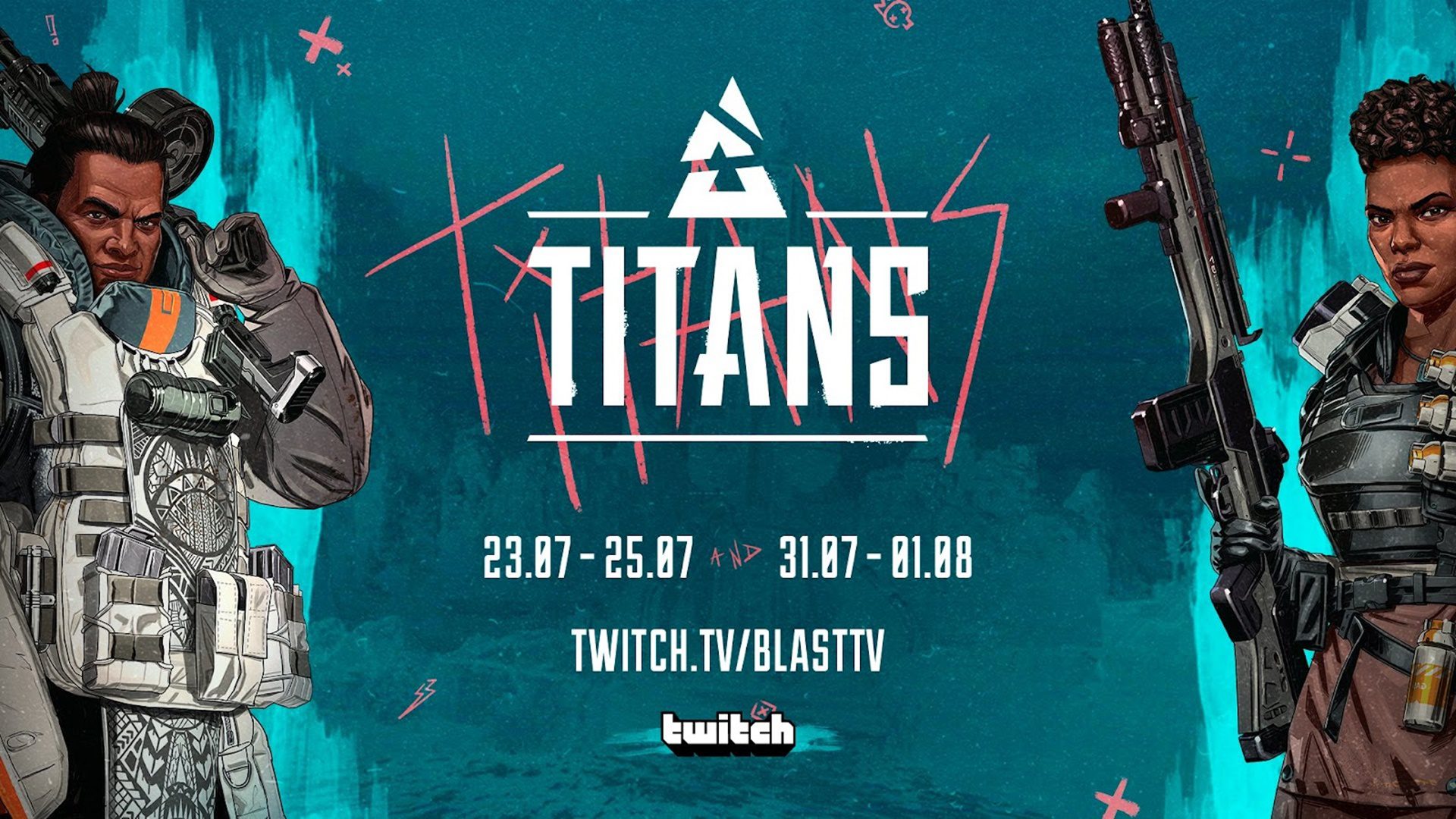 BLAST Titans event poster