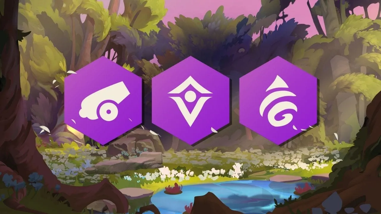 Screenshot of different comp logos