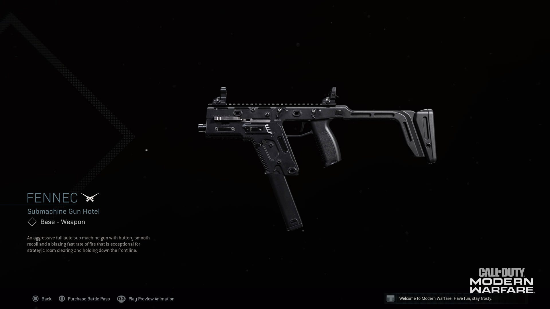 Fennec loadout in Warzone