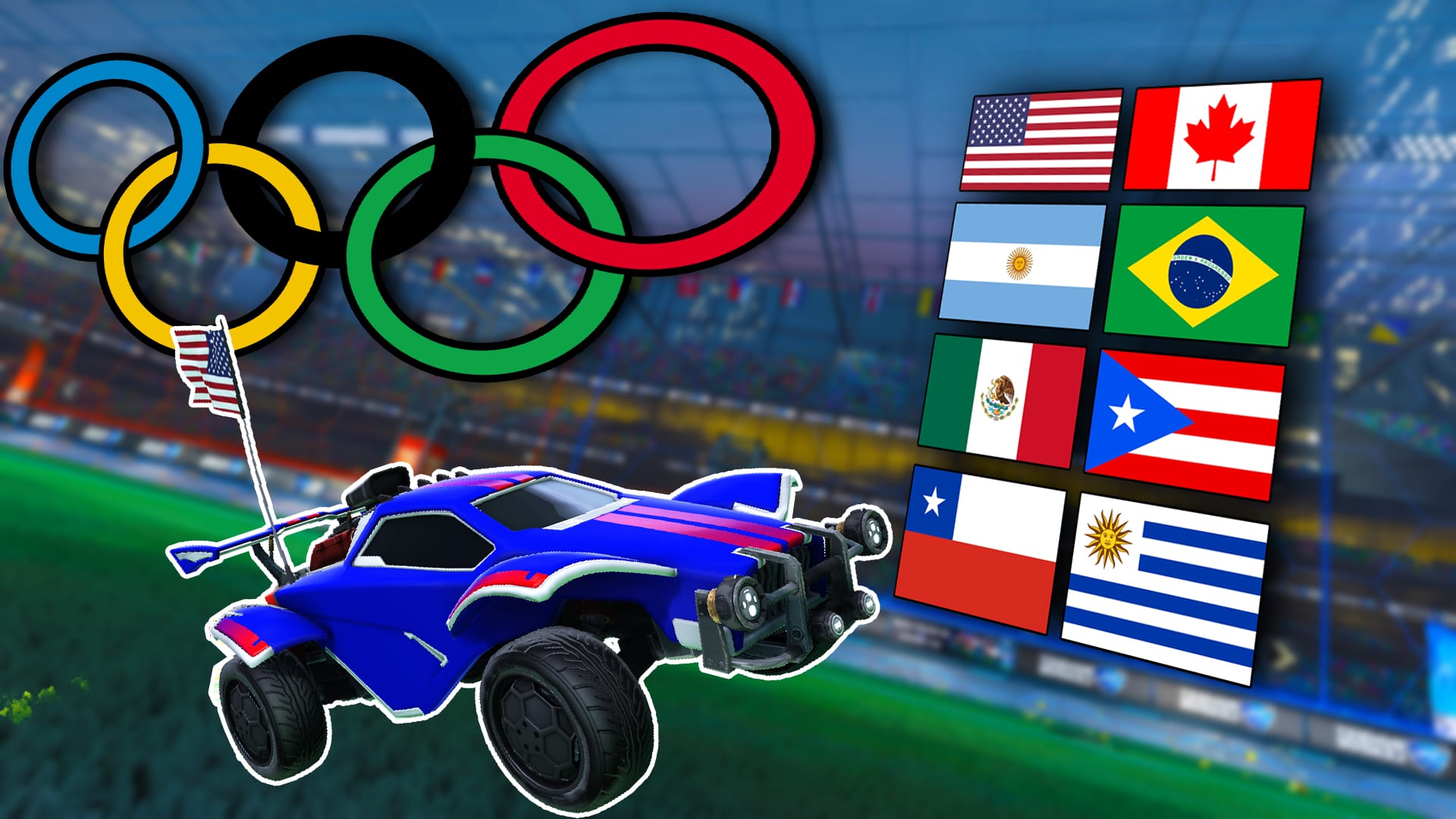 Intel World Open Americas region Flags