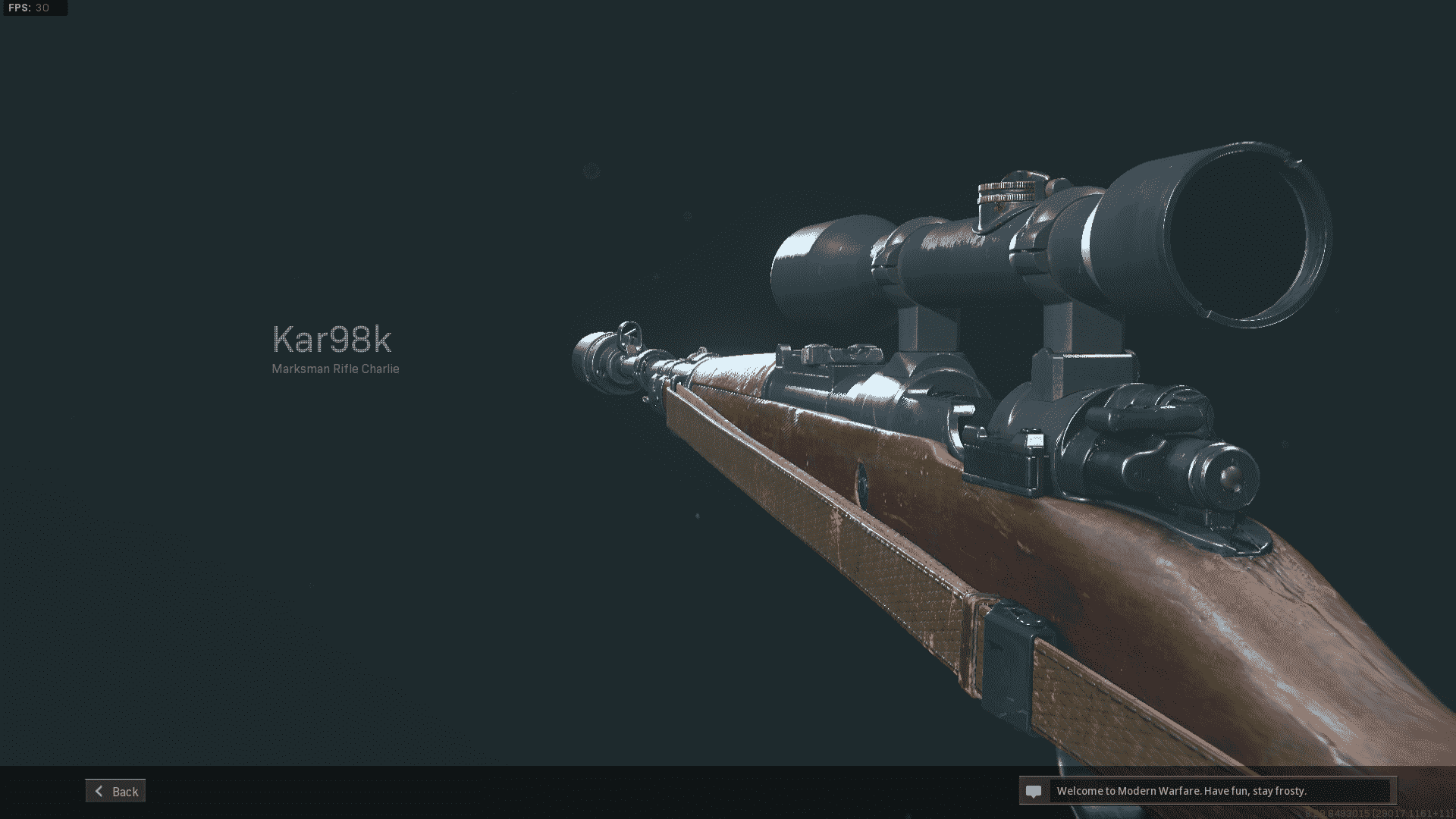 Kar98k loadout in Warzone