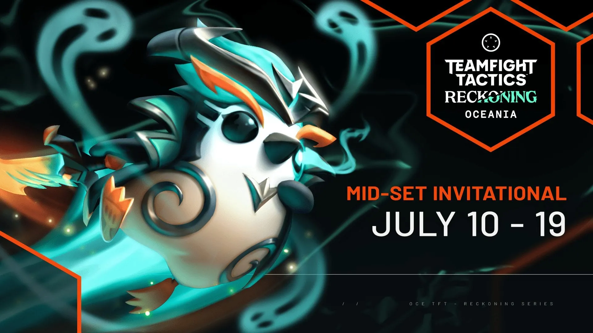 TFT Reckoning Oceania mid-set invitational promo graphic