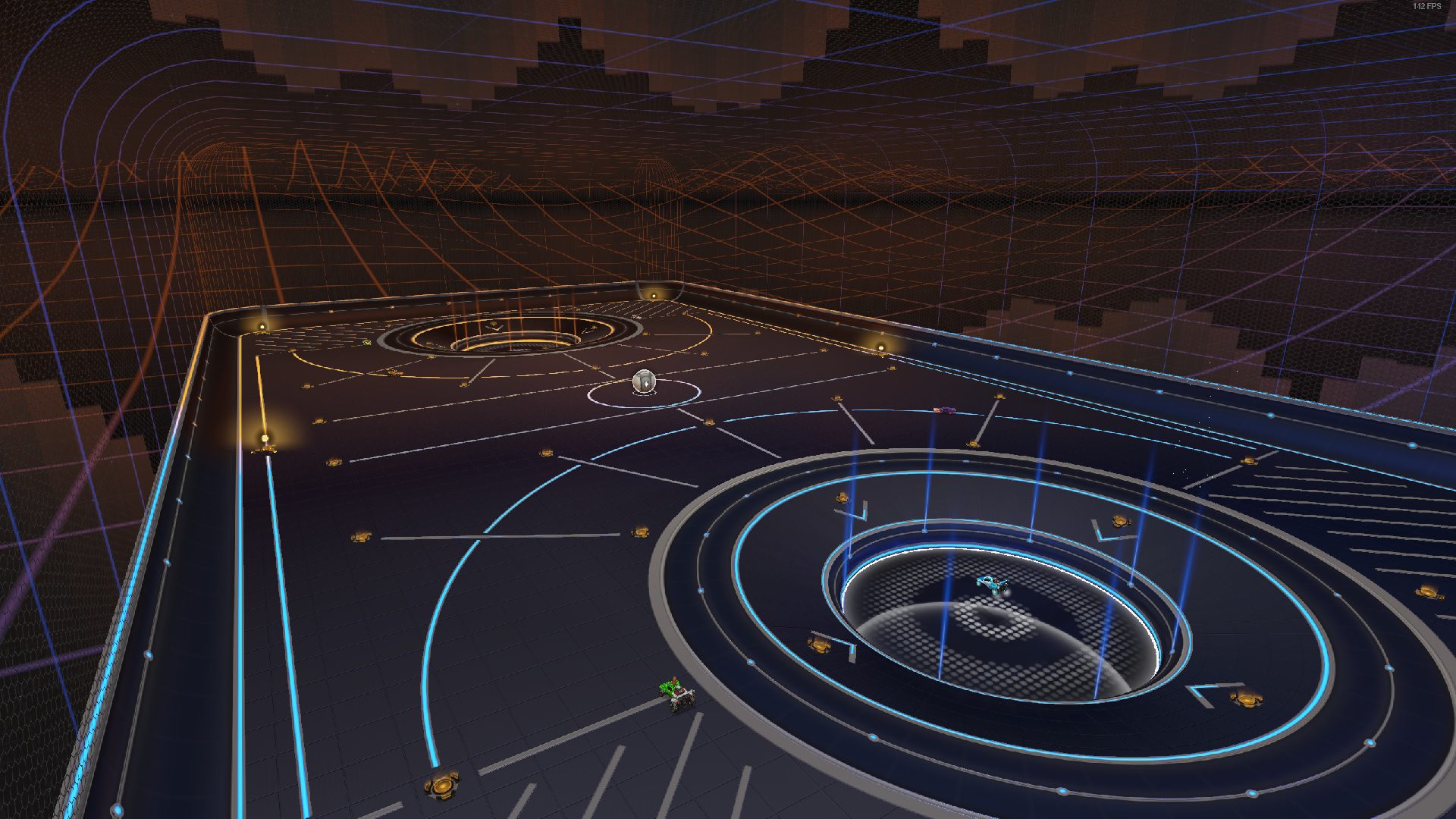 Rocket League new loophole map with goals in the floor