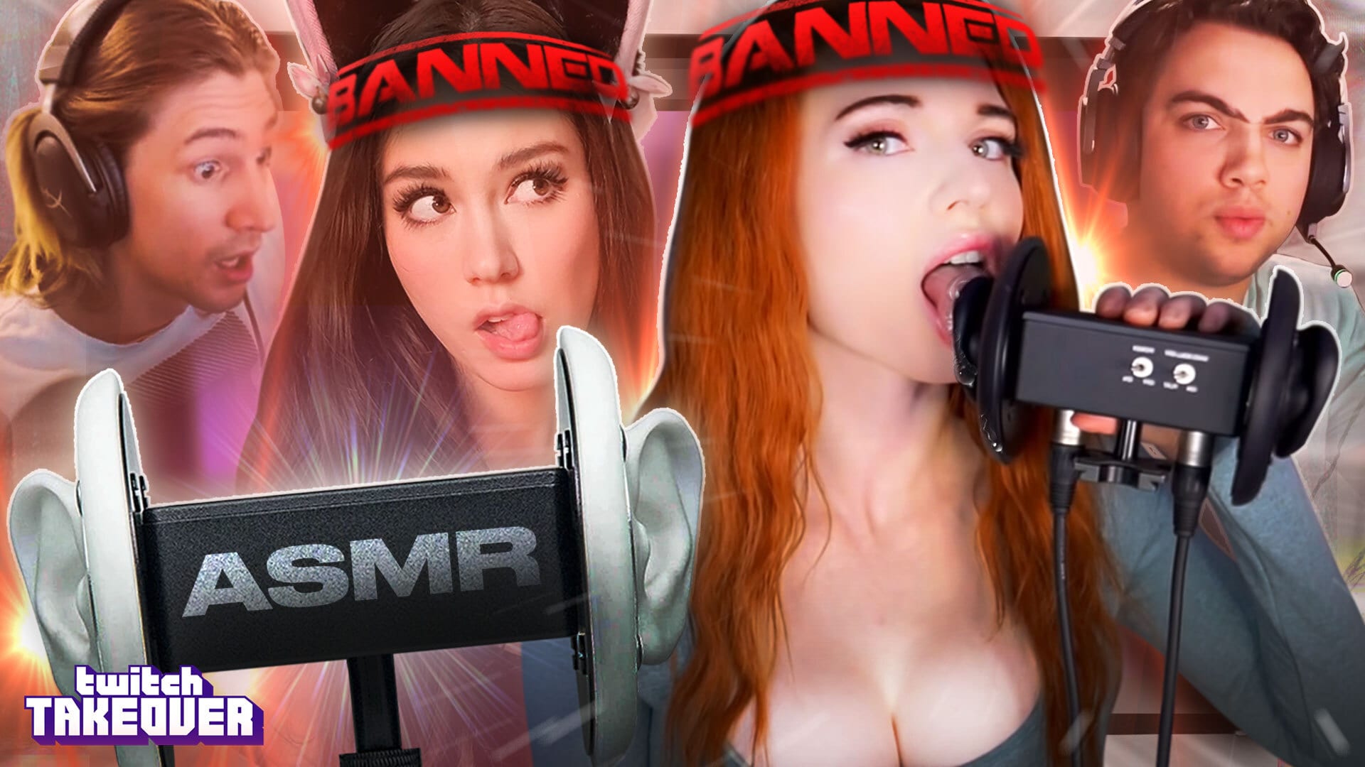 Twitch stars such as Amouranth performing ASMR, the Twitch meta