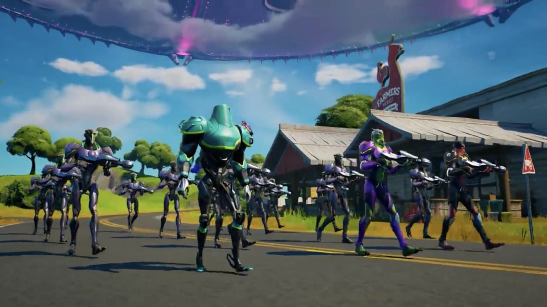 Dance near Zyg and Choppy in Fortnite