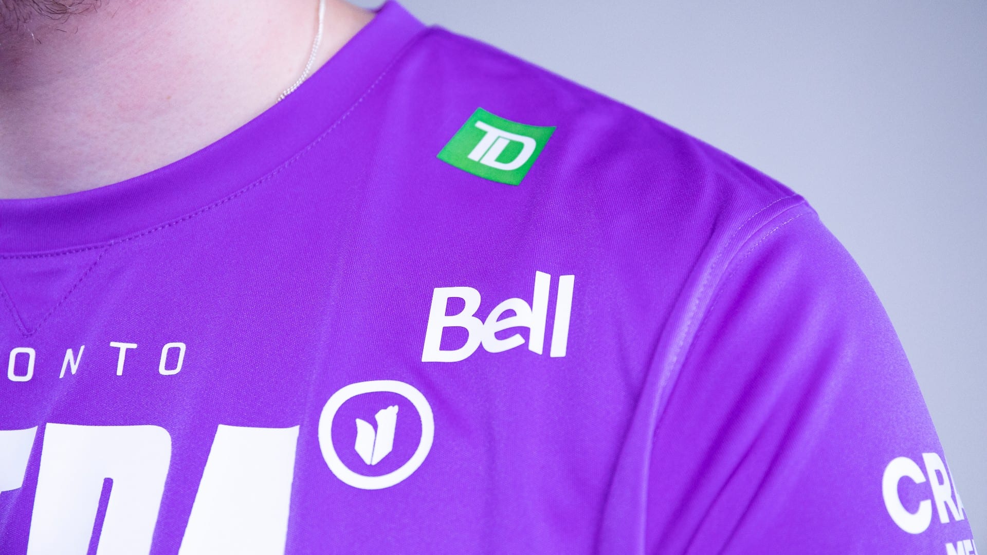 Toronto Ultra jersey with the TD logo