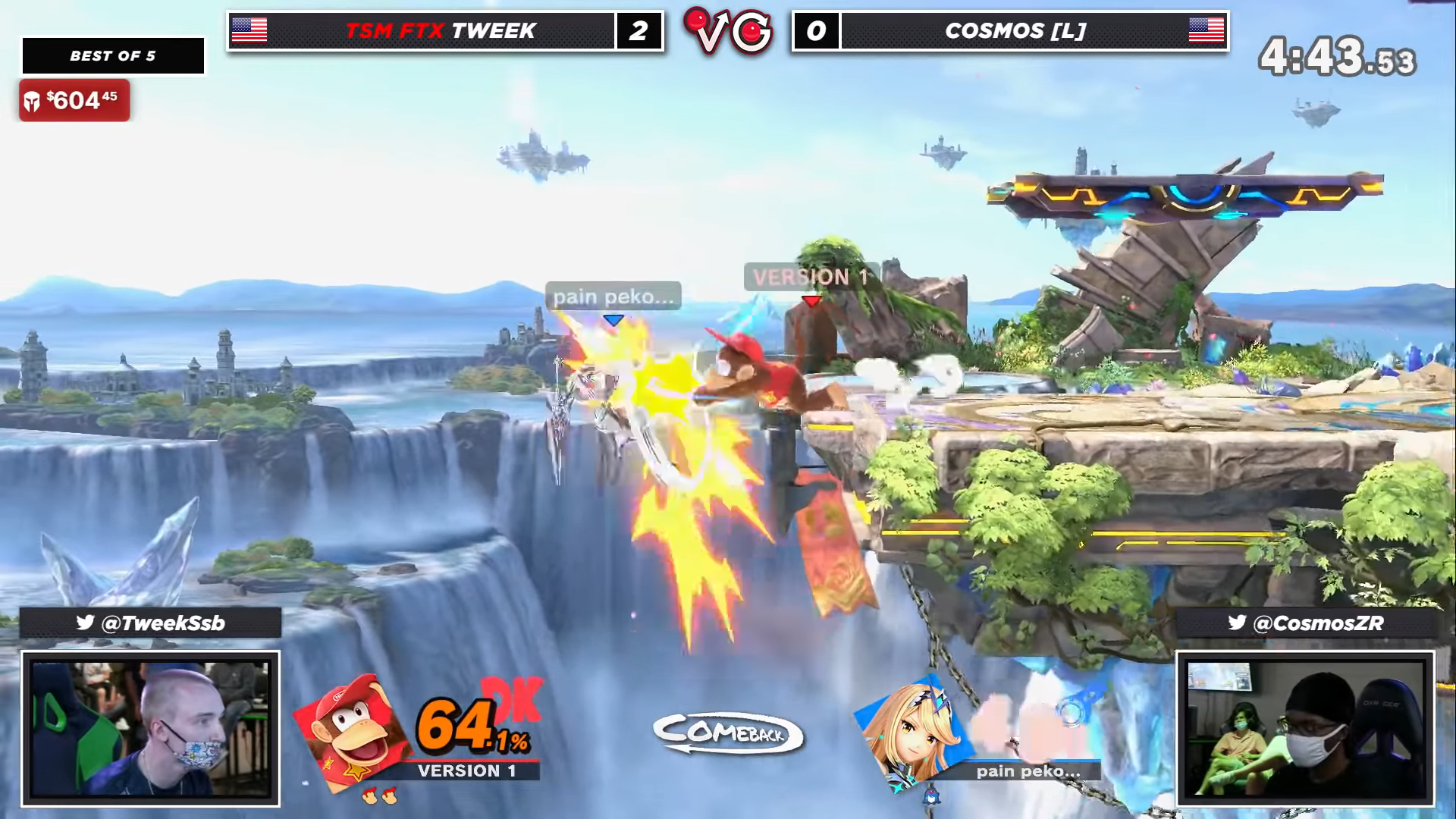 Tweek finishes off Cosmos to win The Comeback.