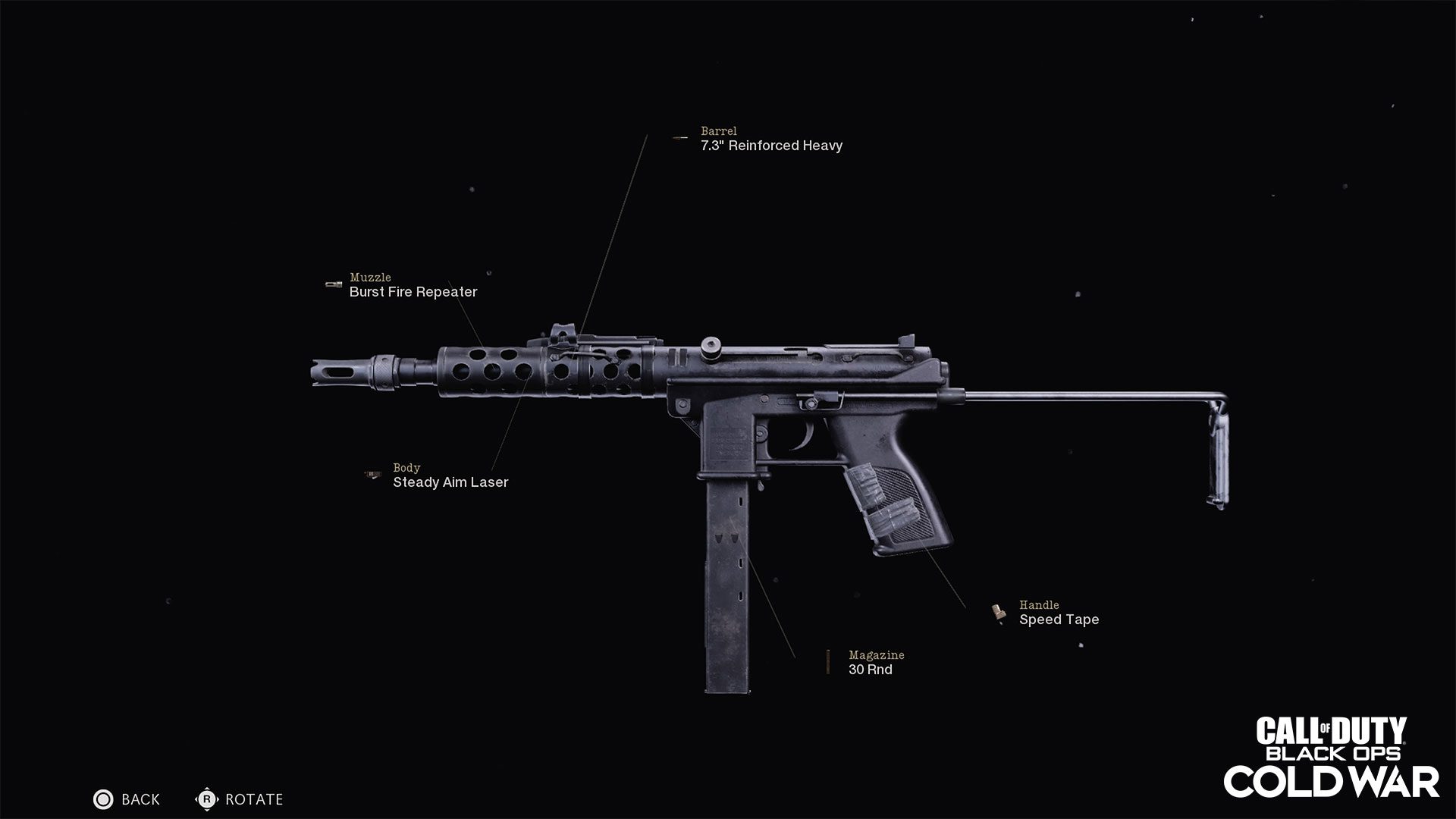 Tec-9 loadout in Cold War