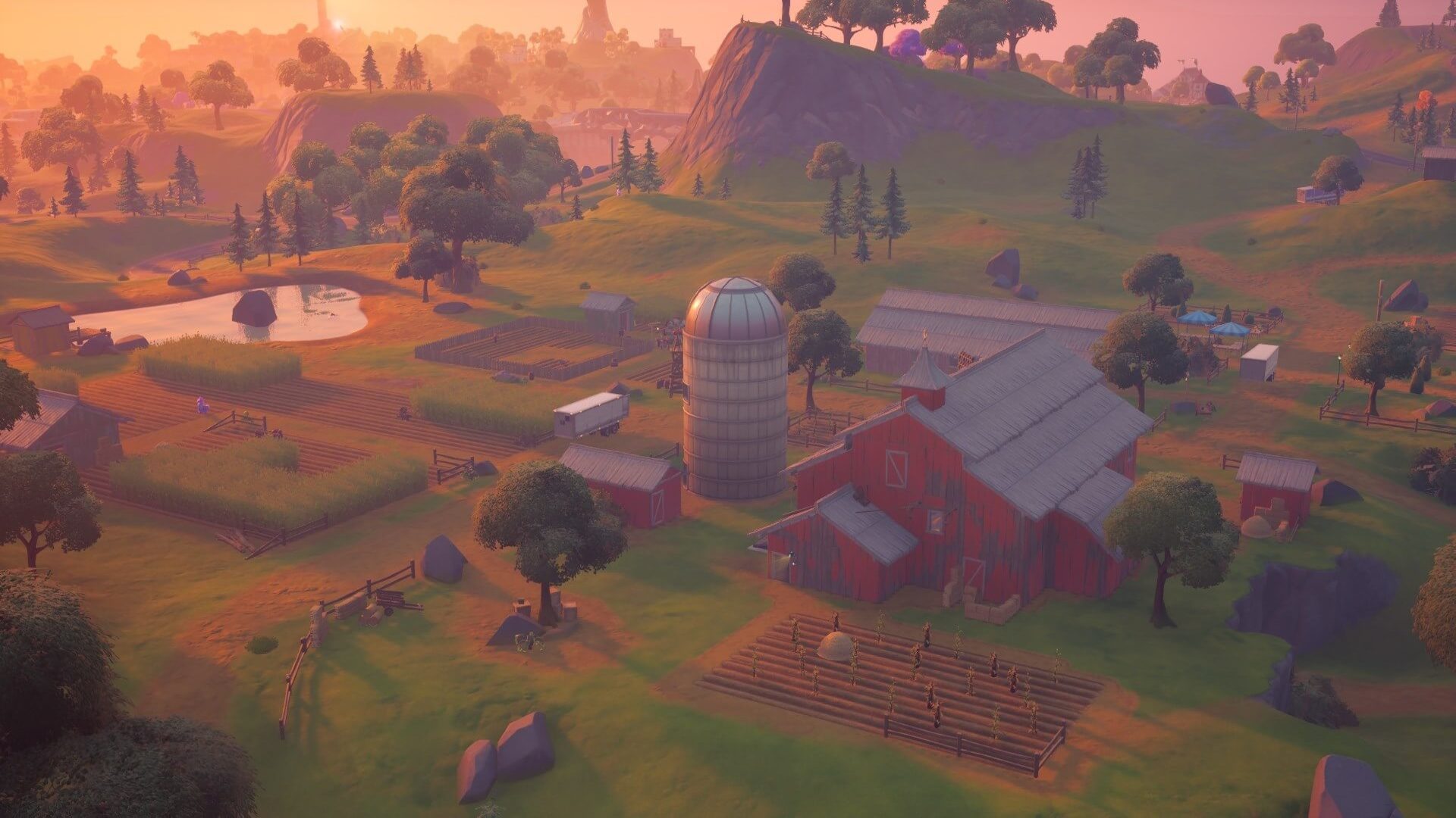 Corny Complex for locating an alien sample in Fortnite Season 7.