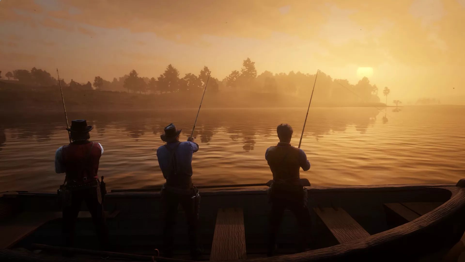 Red Dead Online Fishing views