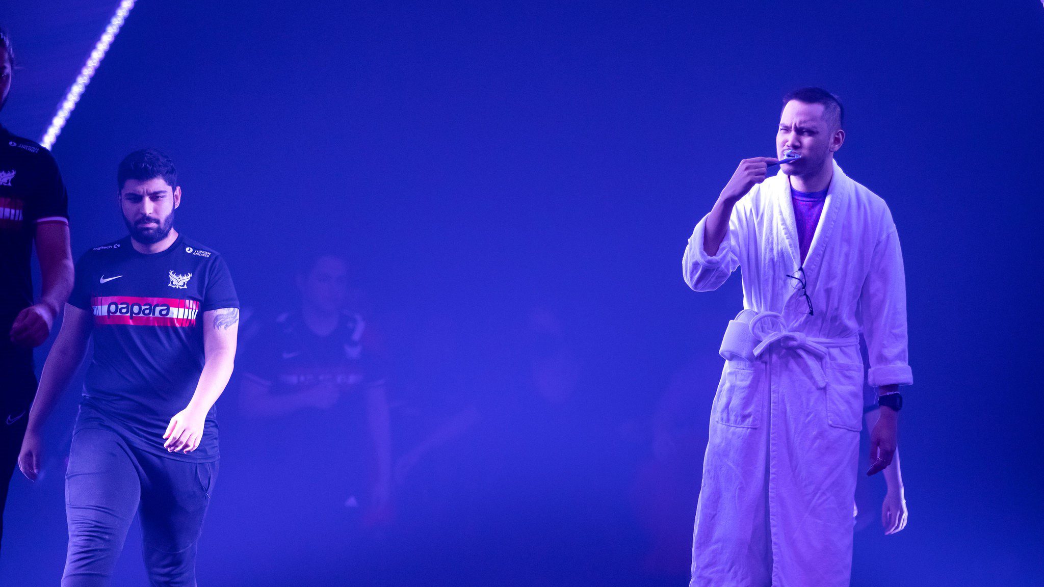 Bankai walks on stage at Masters Berlin