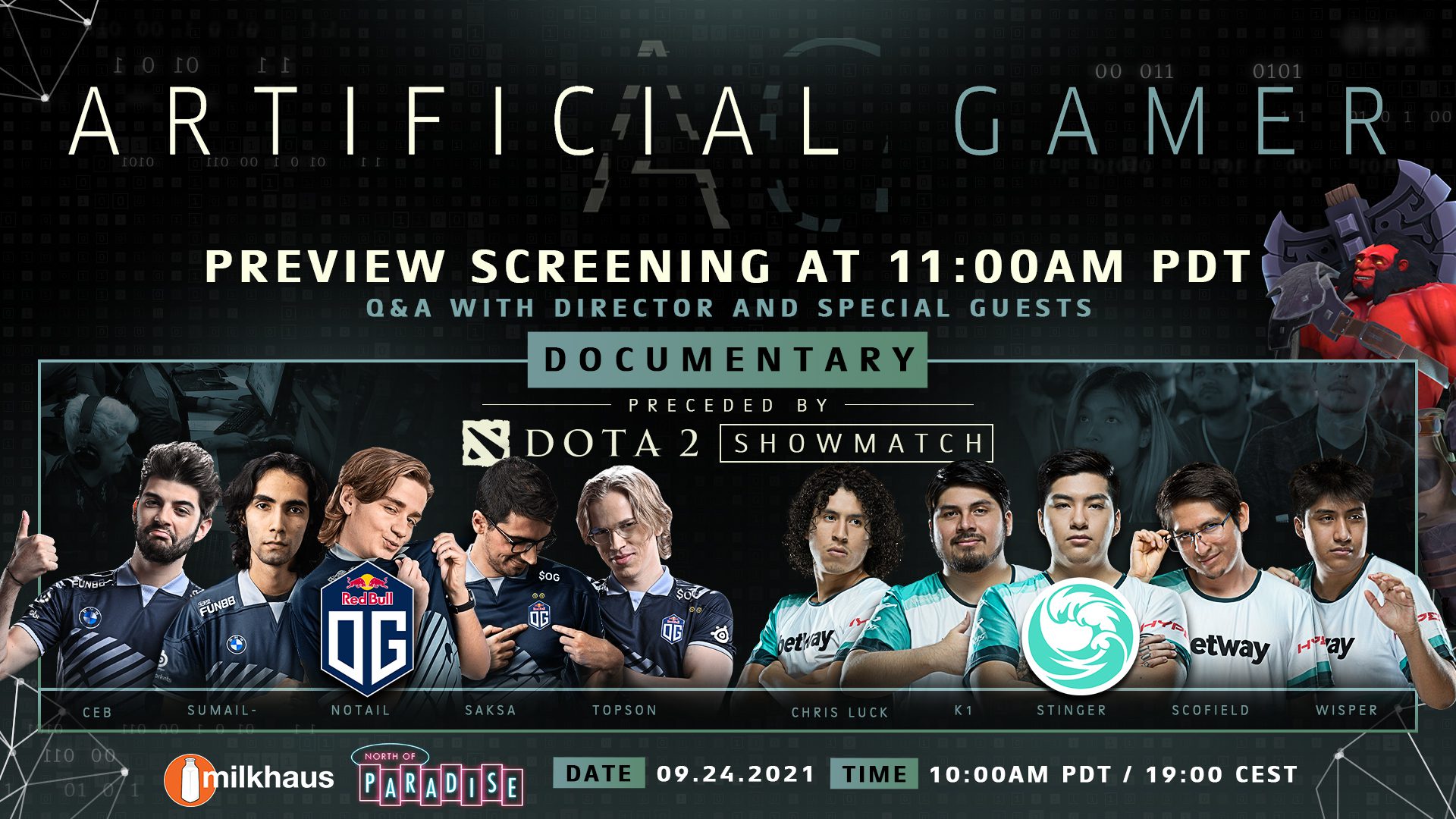 Beyond the Summit Dota Artificial Gamer poster