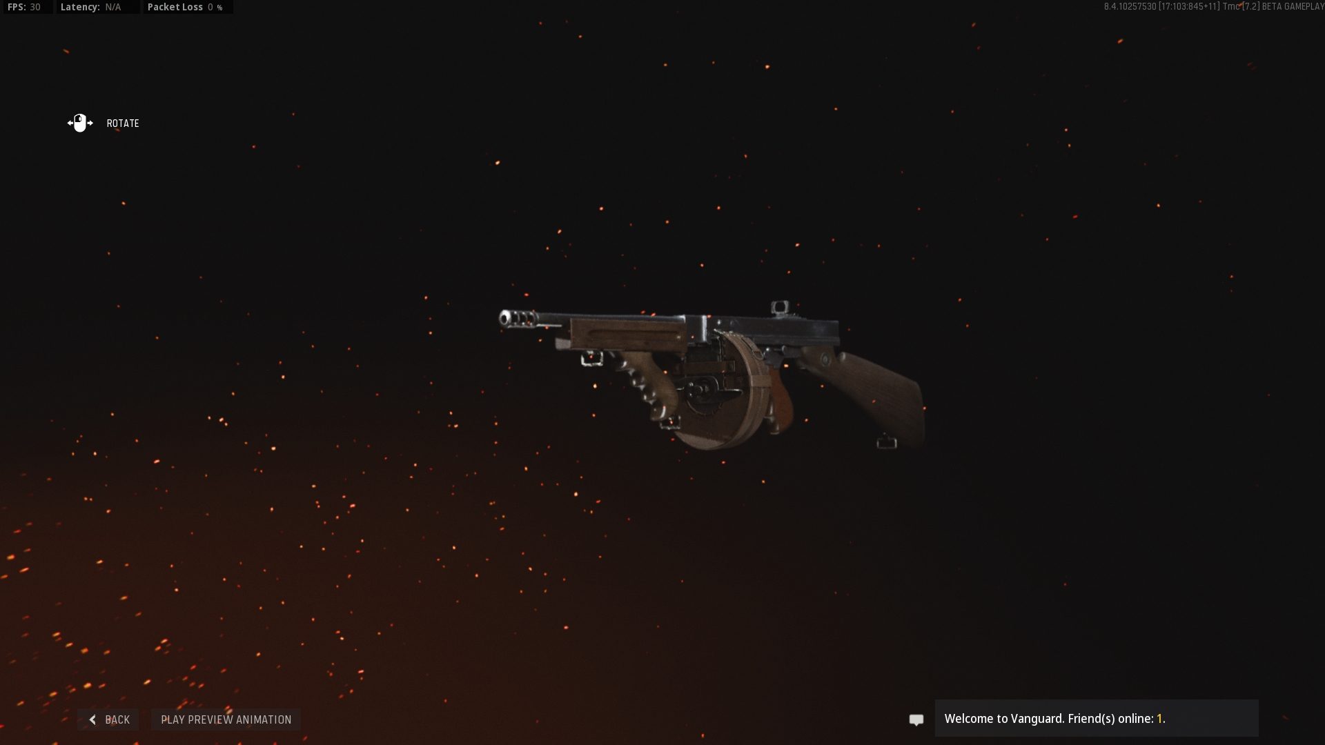 M1928 loadout in Vanguard