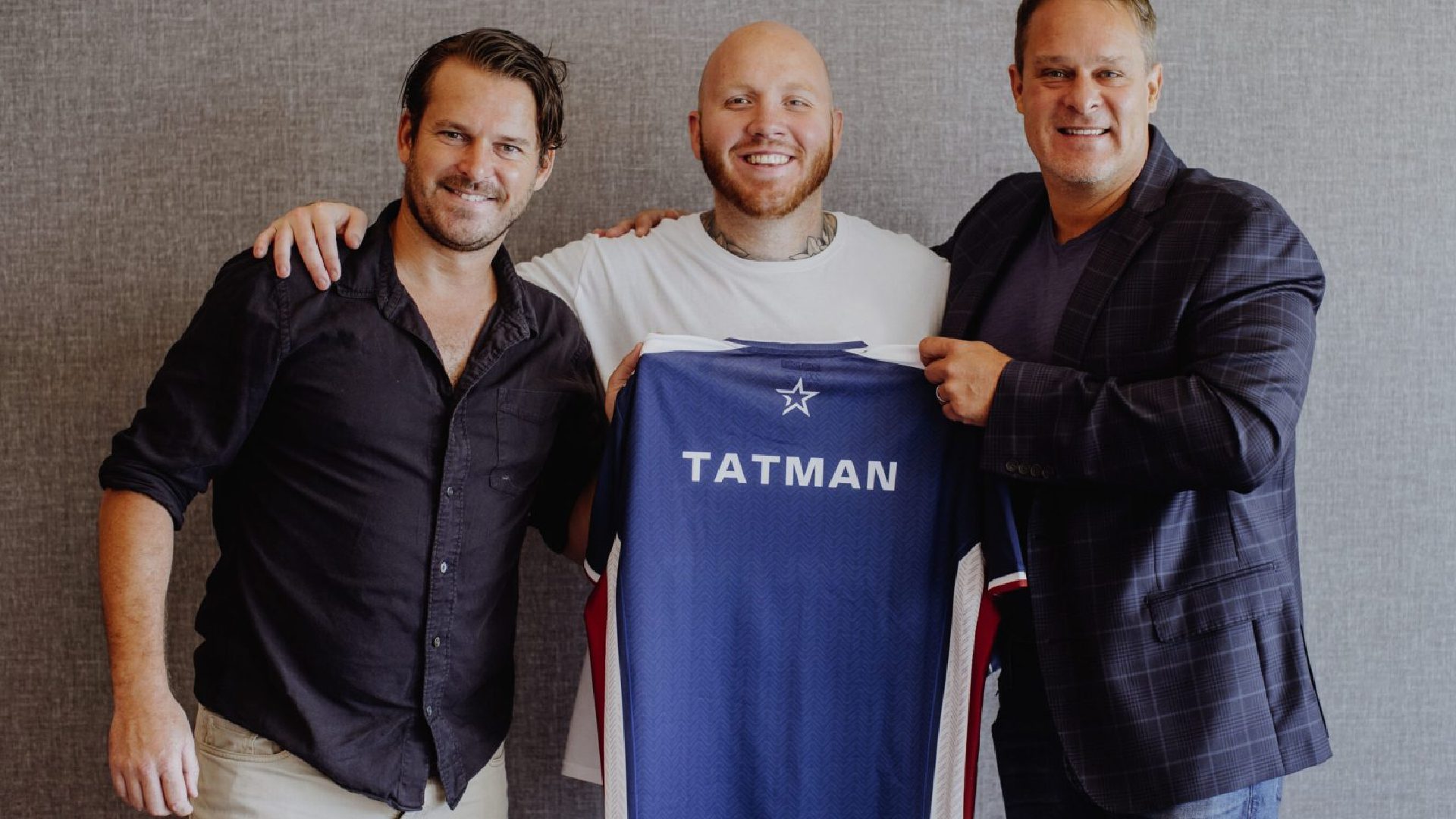 Justin Kenna, CEO, GameSquare (left); TimTheTatman (center); Jason Lake, CEO, Complexity Gaming, and Global Head of Esports