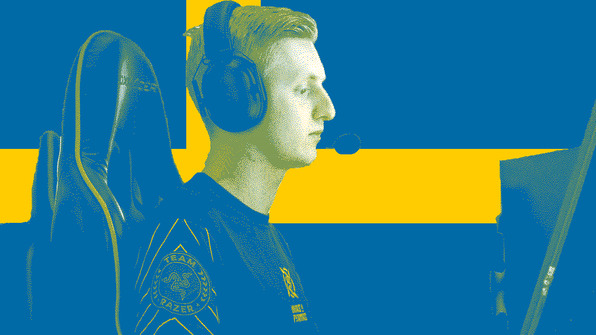 LNZ over Swedish flag