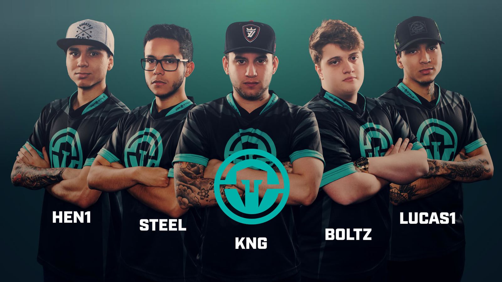 HEN1 and LUCAS1 at ESL Cologne 2017 with their former team, Immortals