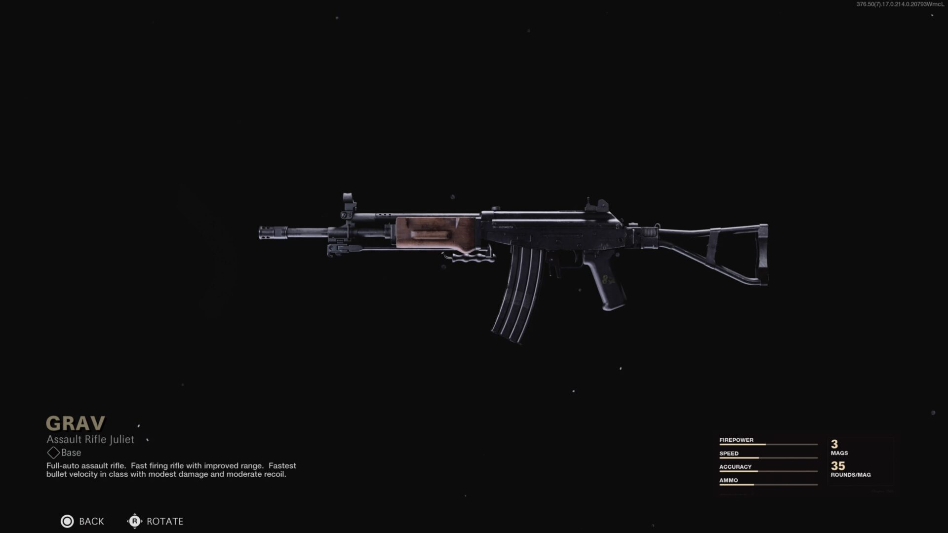 The Grav loadout in Warzone
