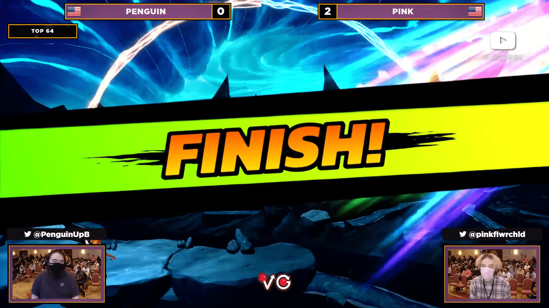 Pink beats Penguin in NASB Singles at Super Smash Con: Fall Fest.