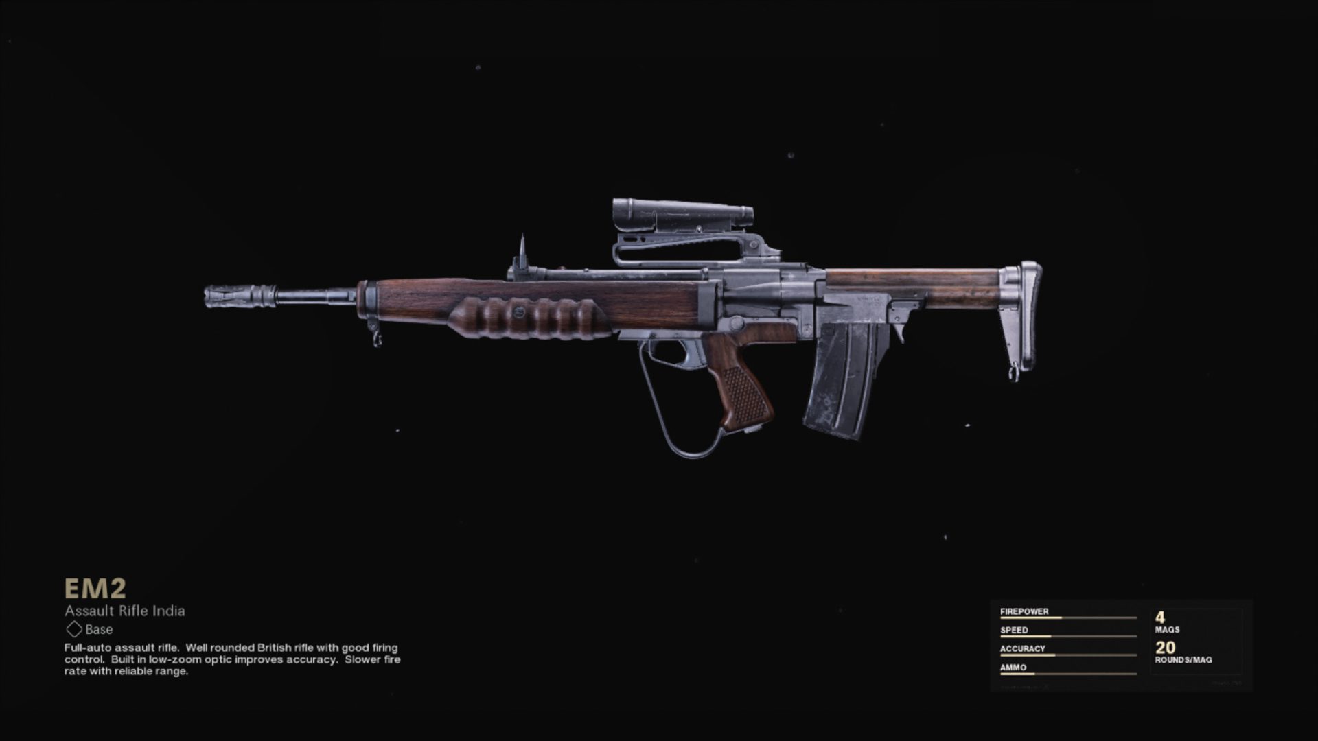 EM2 loadout in Warzone