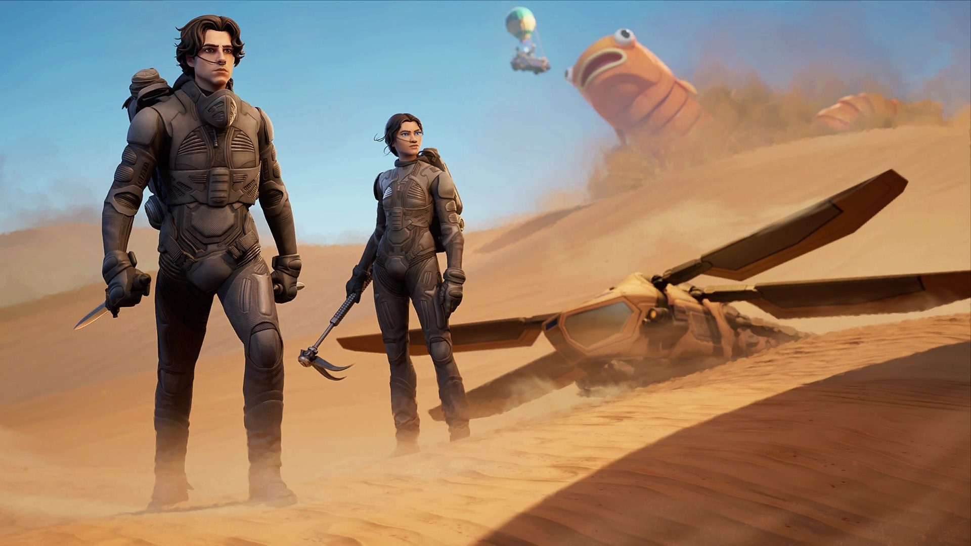 Fortnite and Dune leaked loading screen