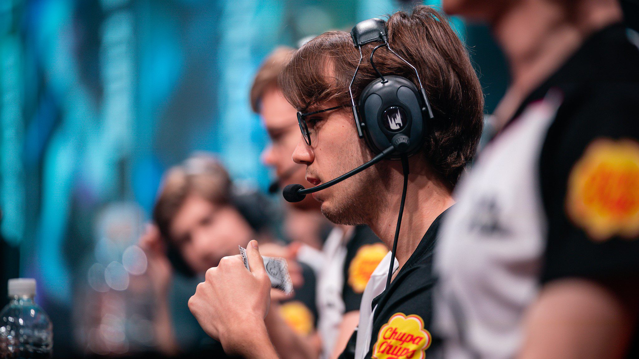 Patrik playing for Excel on the LEC stage