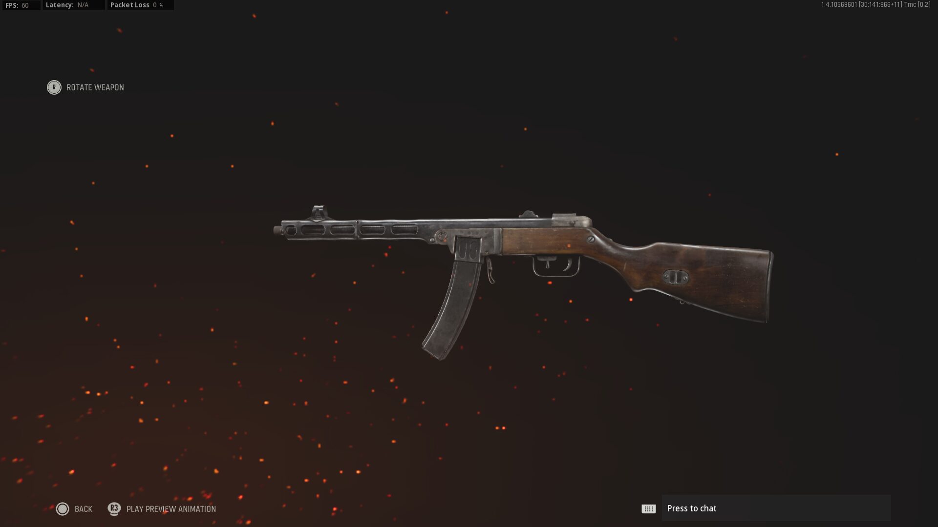 PPSh-41 loadout in Vanguard