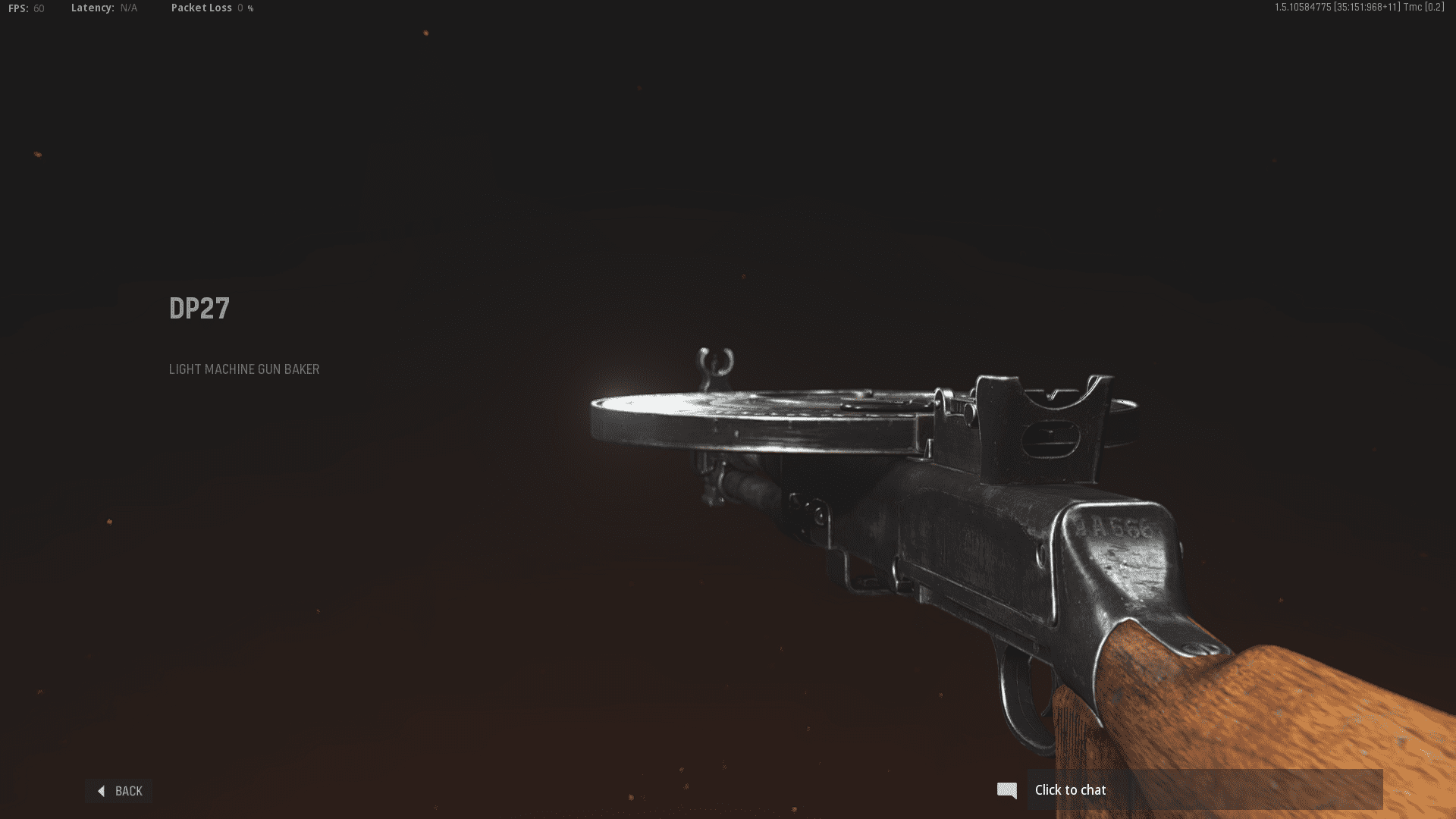 DP27 loadout in Vanguard