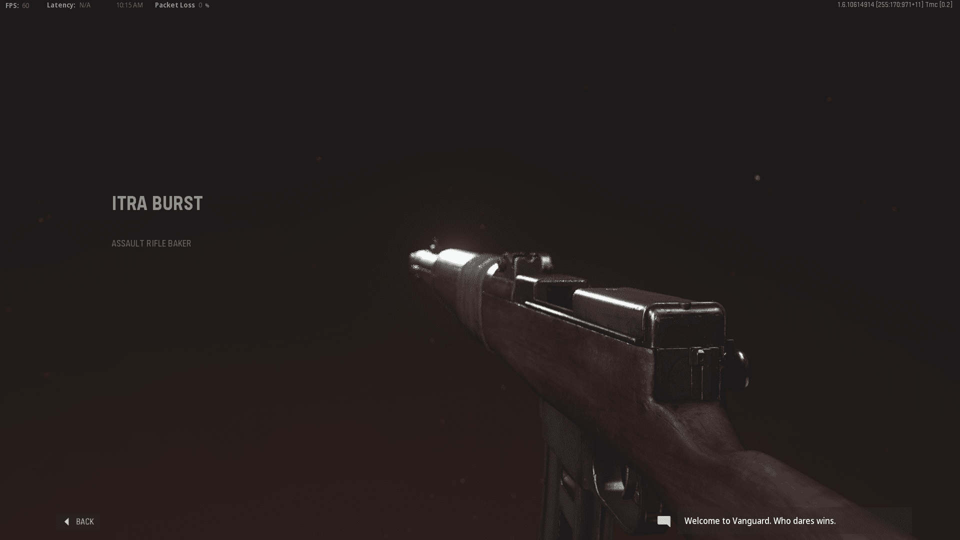 ITRA Burst loadout in Warzone